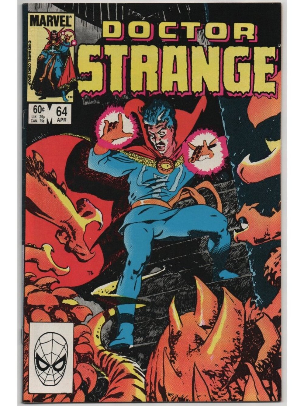 Doctor Strange 64 Marvel Comics 1984 VF- 7.5 Art Rage Ann Nocenti Direct